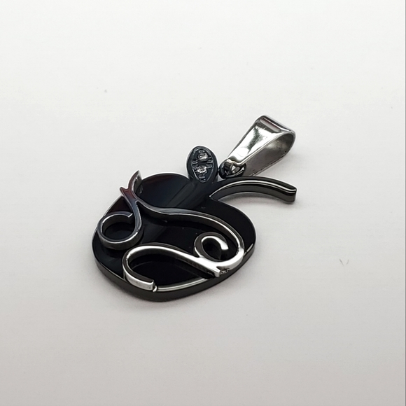 Stainless Steel Apple Pendant - Picture 7 of 8